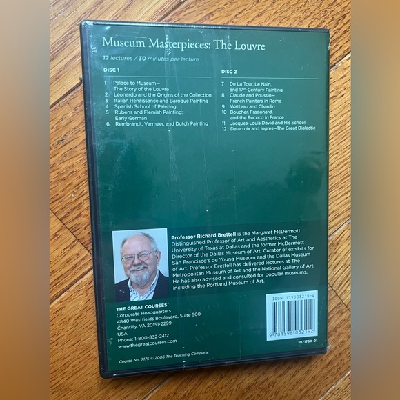 Great Courses: Museum Masterpieces: The Louvre Course:  2 DVDs and Guidebook. - Picture 2 of 3